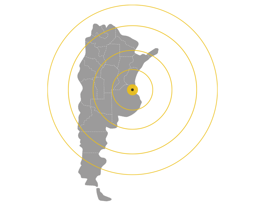 Mapa de cobertura Rolic