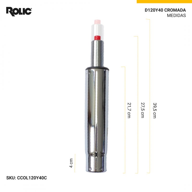 Columna D120Y40 Cromada