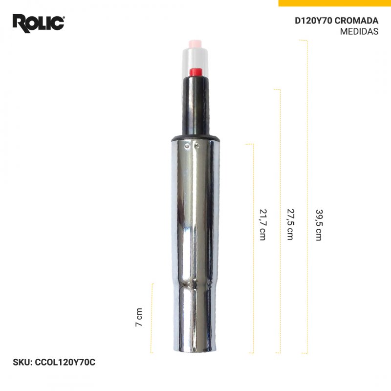 Columna D120Y70 Cromada